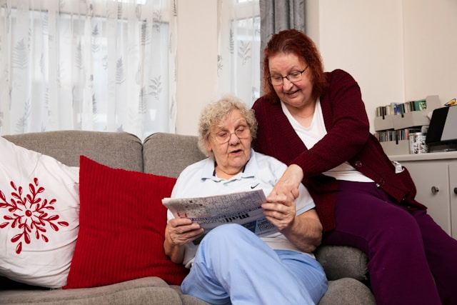 Residents at Dee View Court Neuro Care Centre